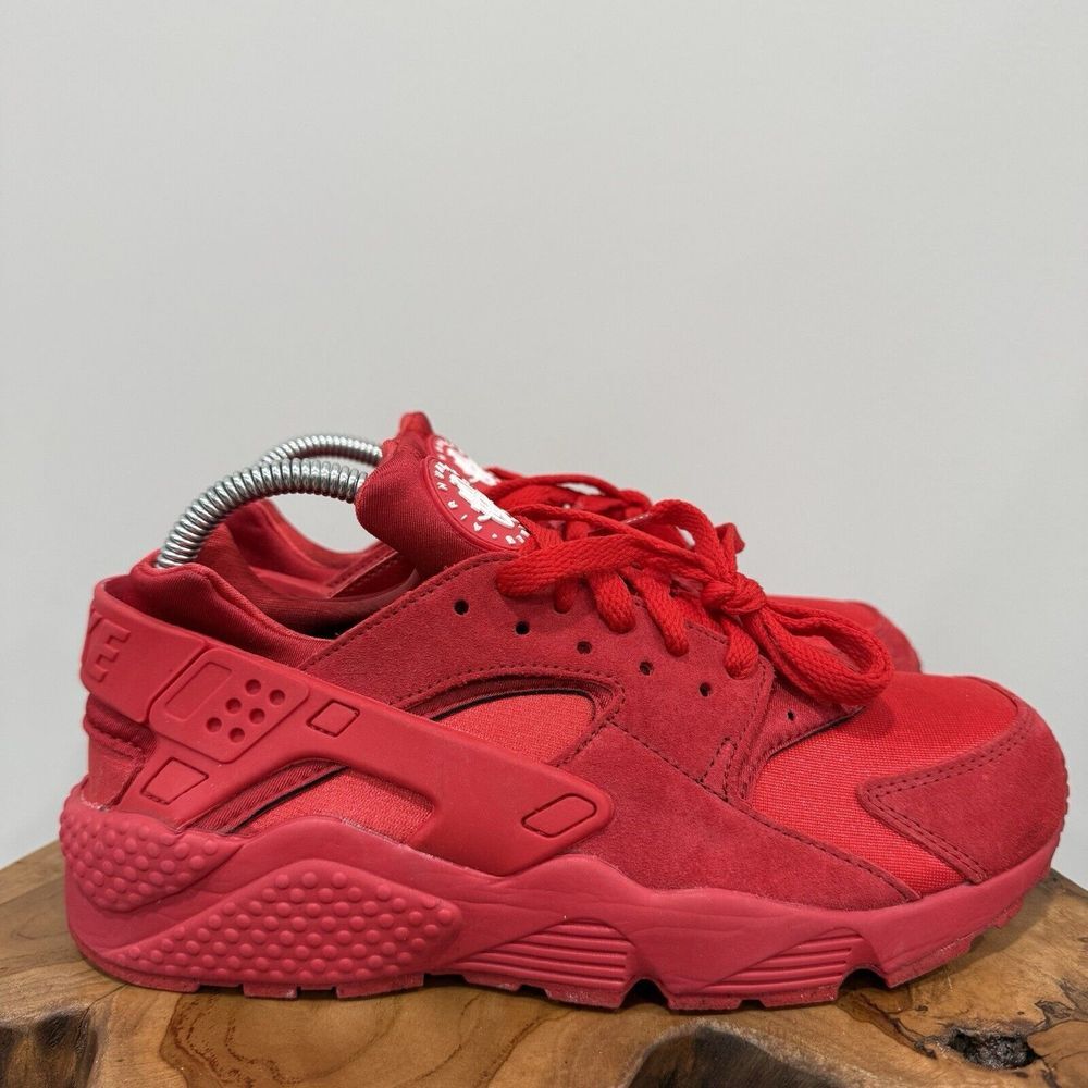 WMNS NIKE AIR HUARACHE ID RED-RED-WHITE SZ 9 RARE 2016! [777331-997]